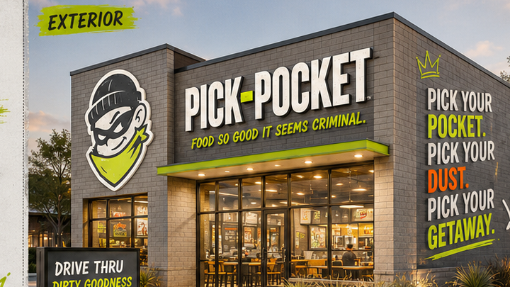 Pick-Pocket storefront concept rendering